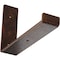 Ekena Millwork Steel Hanging Shelf Bracket, Antiqued Copper 2"W x 10"D x 6 1/2"H BKTM02X10X06HSACO - alternate 1